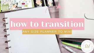 How To Transition From Any Size Planner To A Mini Discbound in 4 Easy Steps  Happy Planner [upl. by Raasch]