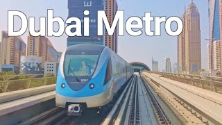 Dubai 4K Dubai Metro Gold Class Ride 🇦🇪 [upl. by Lesley]