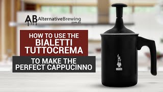 How to Use the Bialetti Tuttocrema Milk Frother [upl. by Colas]