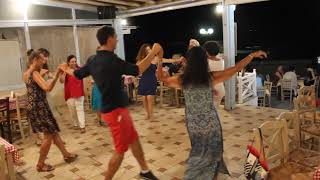 Greek dancing  the quotkalamatianosquot  Omilo [upl. by Yeung]