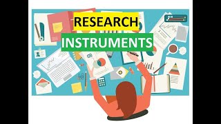 Instrumentation in Research [upl. by Allie738]