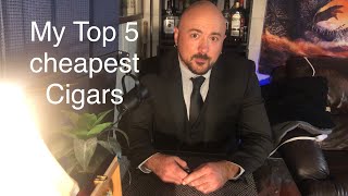 My Cheapest Top 5 Cigar review [upl. by Herrah]