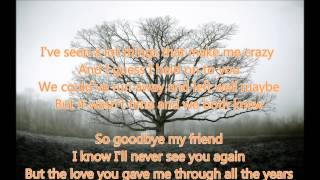 Linda Ronstadt ♪ Goodbye My Friend [upl. by Lyrrehs]