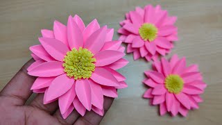 Easy Paper Flowers  kagojer ful banano  Paper craft [upl. by Melborn232]