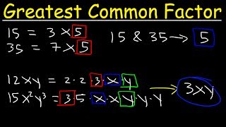 How To Find The Greatest Common Factor Quickly [upl. by Maltzman]