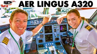 Airbus A320 Cockpit into Dublin  Pilotlife at Aer Lingus [upl. by Bartholemy308]