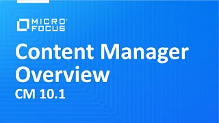 Content Manager OVERVIEW [upl. by Kinnon]