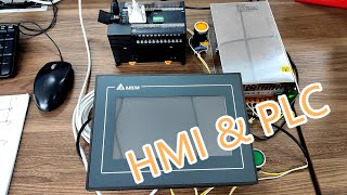 HMI and PLC programming and testing [upl. by Ylera]