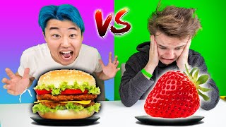 HEALTHY VS JUNK FOOD CHALLENGE [upl. by Lahsram]