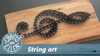 How to make string art  Tutorial [upl. by Trudi198]