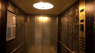 Five different elevators Schindler Smart Mseries DEVE EuroLift Thyssen  Lillehammer Hotel [upl. by Crowe]