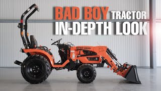 TRACTOR REVIEW  BAD BOY 2024H 24hp Subcompact Tractor [upl. by Nadeen886]