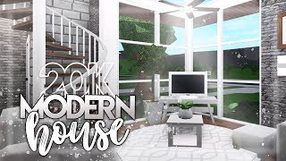 Roblox  Bloxburg 20k Modern House  House Build [upl. by Wilfreda221]