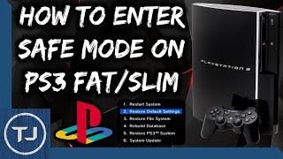 How To Boot PS3 Into SafeRecovery Mode FAT amp SLIM [upl. by Notanhoj905]