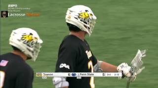 Towson Lacrosse 2017 Highlights [upl. by Einahpad657]