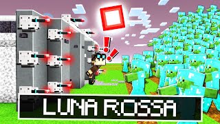 LA NOTTE DELLA LUNA ROSSA SU MINECRAFT INVASIONE [upl. by Irehs933]