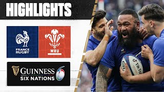 HIGHLIGHTS  France v Wales  2023 Guinness Six Nations [upl. by Reste829]