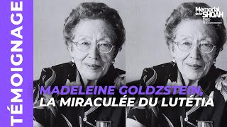 Témoignage  Madeleine Goldzstein la miraculée du Lutétia [upl. by Unders]