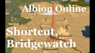 Albion Online  Caerleon to Bridgewatch fast almost safely [upl. by Eiramave]