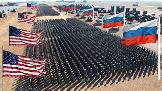 USA vs RUSSIA Military Power Comparison  2023 [upl. by Chamkis121]