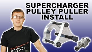 How To Supercharger Pulley Puller and Pulley Installation  ZZPerformance [upl. by Neehsas636]