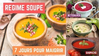 RÉGIME SOUPE  5 recettes minceur gratuites 🥣🔥 [upl. by Derna]