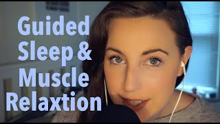 ASMR Close Whisper Guided Sleep  Muscle Relaxation with countdown [upl. by Ohploda179]