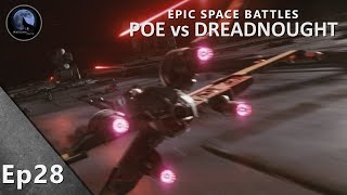 Epic Space Battles  Poe vs The Dreadnought  Star Wars Episode VIII [upl. by Jarrad]