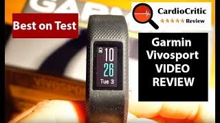 Garmin Vivosport Review  the best GPS featured fitness tracker of 2018 [upl. by Ahsea639]