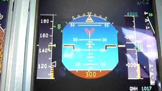 Airbus A320 TOGA takeoff cockpit PFD View [upl. by Ialocin]