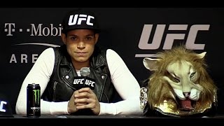 Amanda Nunes Rips Ronda Rouseys Coach After UFC 207 Destruction [upl. by Lora]