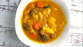 The Best Soup Joumou recipe  Pumpkin Soup  How to Video [upl. by Hnid]