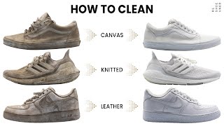 How To Clean Your White Sneakers  The Best Method [upl. by Ayotaj]