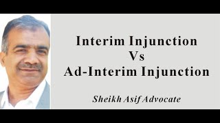 Difference between Interim amp AdInterim Injunction I temporary permanent and perpetual injunction [upl. by Emirak620]