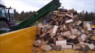 Posch S360 Firewood Processor Unedited Machinery Demo [upl. by Chaker]