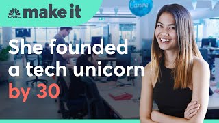 Canva She founded a unicorn by 30 Now shes taking on the tech giants  Make It International [upl. by Aivatra378]