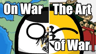 On War vs The Art of War  Clausewitz vs Sun Tzu  East vs West  PolandballCountryball History [upl. by Herod567]