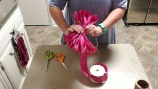 How to make a Single Ribbon Bow by Hand [upl. by Esilenna891]