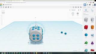 Dado en Tinkercad [upl. by Ainyt]