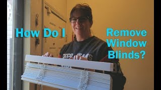 How Do I Remove Window Blinds [upl. by Bentlee]