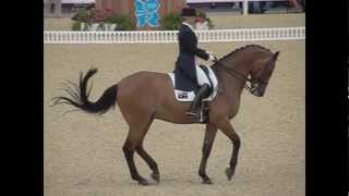 London 2012 Dressage V 2 Piaffe and Passage [upl. by Petrick]