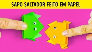 10 IDEIAS SIMPLES E DIVERTIDAS COM PAPEL [upl. by Anyek]