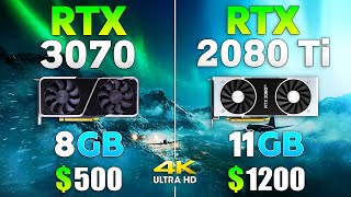 RTX 3070 vs RTX 2080 Ti  Test in 8 Games [upl. by Decca802]