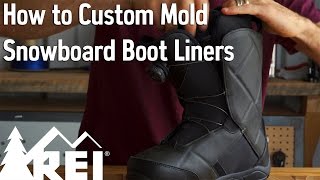 Snowboarding How to Custom Mold Snowboard Boot Liners [upl. by Daryle746]