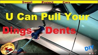 2 How To Remove Simple Door DINGS amp DENTS for DIYers [upl. by Laroy]