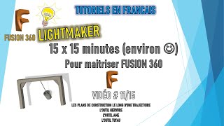 TUTO 1115  TUTO FUSION 360  TUTORIEL POUR DEBUTANT [upl. by Dupuis]