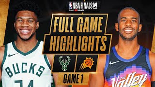 BUCKS at SUNS  FULL GAME 1 NBA FINALS HIGHLIGHTS  July 6 2021 [upl. by Odirfliw]