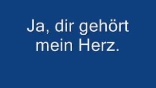 Dir gehört mein Herz German Lyrics [upl. by Chute]