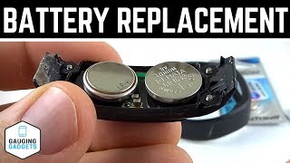 Garmin Vivofit Battery Replacement Tutorial  Vivofit How To [upl. by Boccaj906]