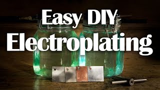 Electroplating  Easy DIY Nickel Copper Zinc Plating [upl. by Noirret55]